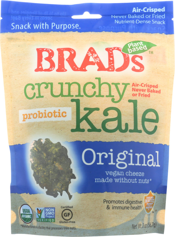 BRADS RAW: Crunchy Kale Original with Probiotic, 2 oz