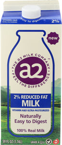 A2 MILK: Milk 2 Percent, 59 oz