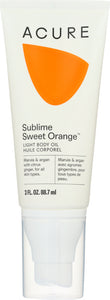 ACURE: Sublime Sweet Orange Light Body Oil, 3 fo