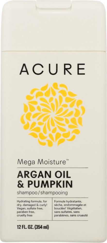 ACURE: Mega Moisture Shampoo Argan Oil & Pumpkin, 12 fl oz