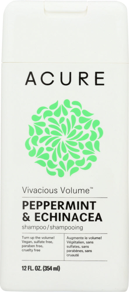 ACURE: Vivacious Volume Shampoo Peppermint & Echinacea, 12 fl oz