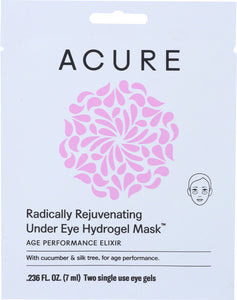 ACURE: Radically Rejuvenating Under Eye Hydrogel Mask, 0.236 oz