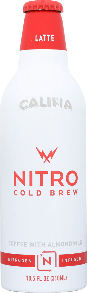 CALIFIA: Nitro Cold Brew Coffee Latte, 10.5 oz