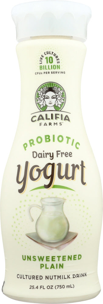 CALIFIA: Probiotic Yogurt Drink Unsweetened Plain, 25.4 fl oz