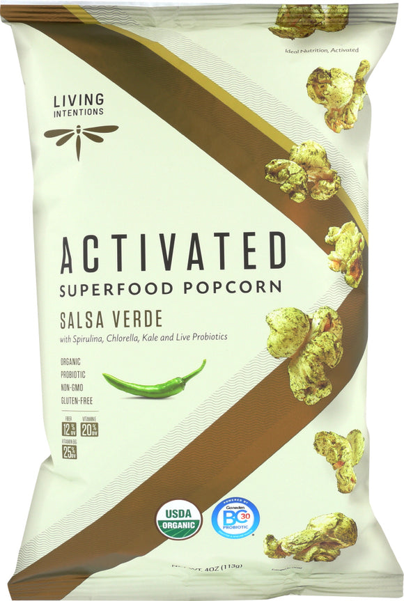 LIVING INTENTIONS: Popcorn Sala Verde, 4 oz