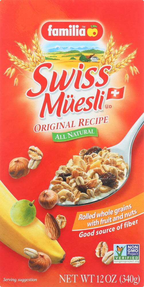 FAMILIA: Swiss Muesli Original Cereal, 12 oz