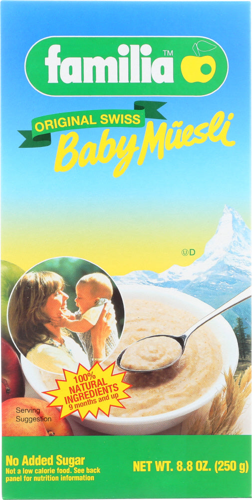 FAMILIA: Swiss Baby Muesli Cereal, 8.8 oz