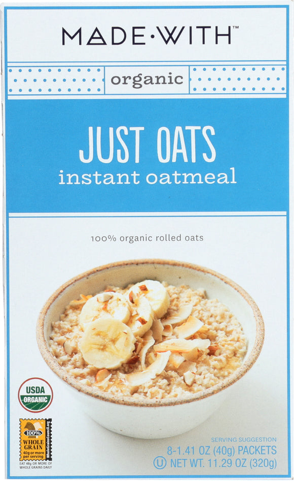 MADE WITH: Organic Oatmeal, 11.29 oz