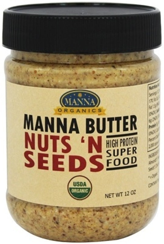 MANNA ORGANICS: Manna Butter Nuts ‘N Seeds, 12 oz