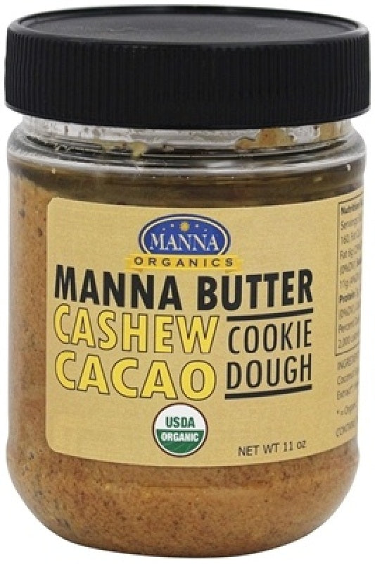 MANNA ORGANICS: Manna Butter Cashew Cacao Cookie Dough, 11 oz