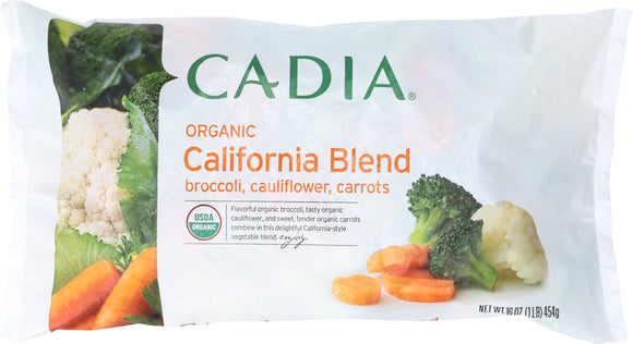 CADIA: Organic California Blend Vegetable, 16 oz