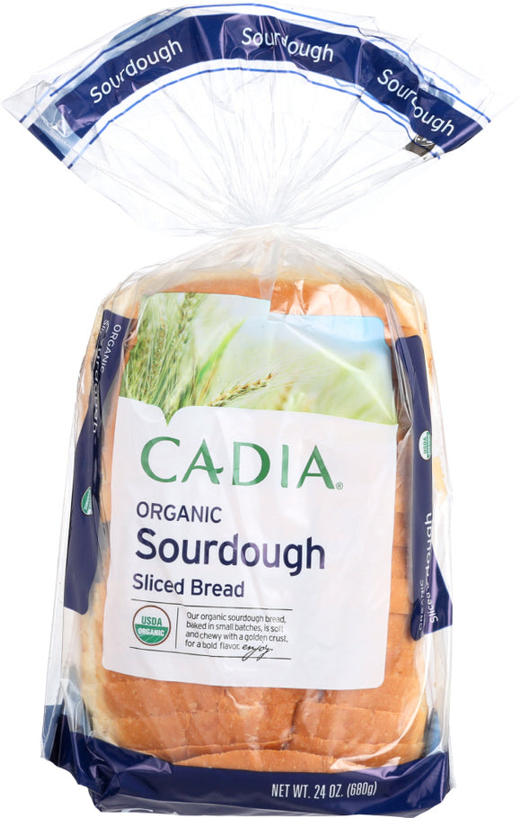 CADIA: Organic Sourdough Sliced Bread, 24 oz
