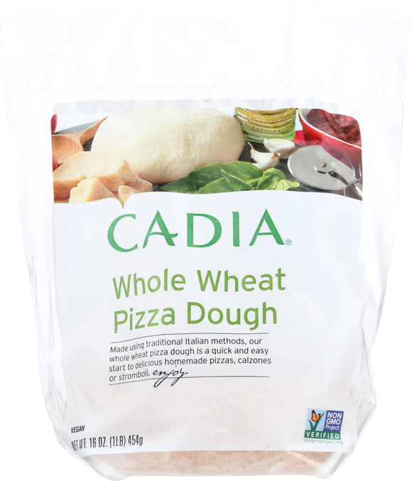 CADIA: Whole Wheat Pizza Dough, 16 oz