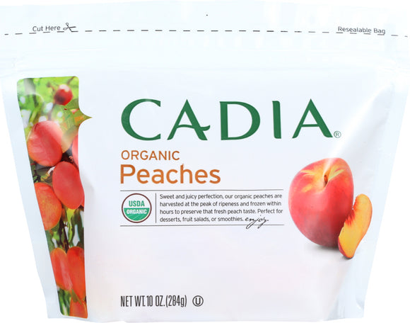 CADIA: Organic Fruit Peach Slices, 10oz