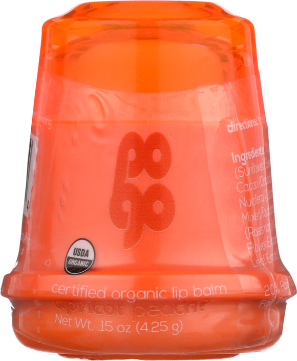 ECO LIPS: Pogo Apricot Peach, 0.15 oz