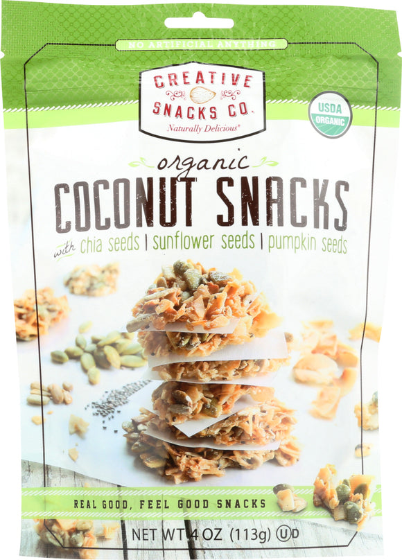 CREATIVE SNACK: Coconut Snack Super Seeds, 4 oz