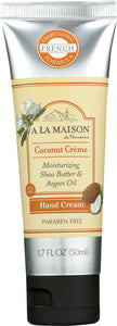 A LA MAISON DE PROVENCE: Hand Cream Coconut Creme, 1.7 oz