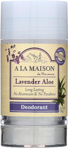 A LA MAISON DE PROVENCE: Deodorant Lavender Aloe, 2.4 oz