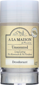 A LA MAISON DE PROVENCE: Deodorant Unscented 2.4 oz