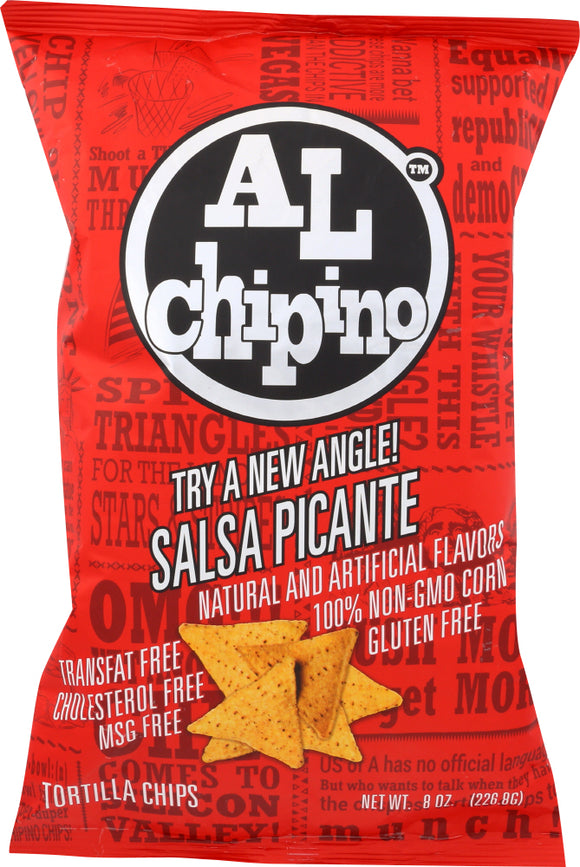 AL CHIPINO: Chip Tortilla Salsa Picante, 8 oz