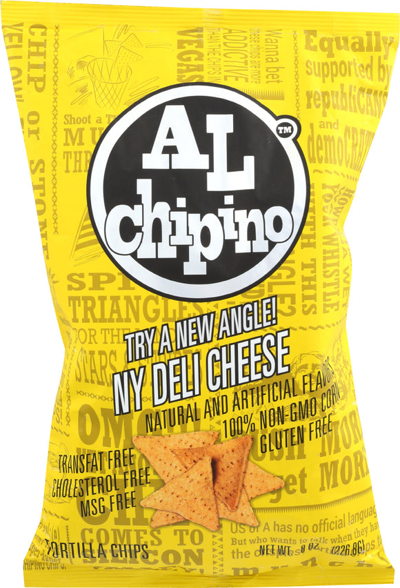 AL CHIPINO: Chip Tortilla Deli Cheese, 8 oz