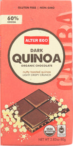 ALTER ECO: Organic Chocolate Dark Quinoa, 2.82 oz