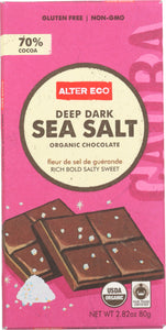 ALTER ECO: Chocolate Organic Deep Dark Sea Salt, 2.82 oz