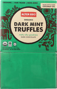 ALTER ECO: Chocolate Truffle Dark Mint Organic, 60 pc