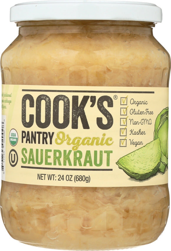 COOKS PANTRY: Organic Sauerkraut Original, 24 oz
