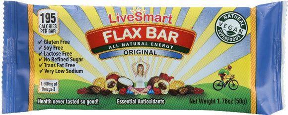LIVE SMART: Flax Bar Original, 1.76 oz