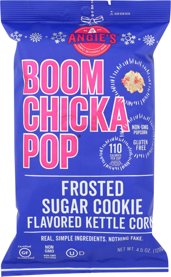 ANGIES: Boomchickapop Frosted Sugar Cookie Kettle Corn, 4.5 oz