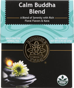 BUDDHA TEAS: Calm Buddha Blend, 0.95 oz