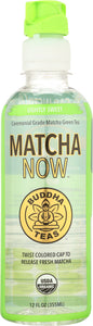 BUDDHA TEAS: Tea Matcha Now Lightly Sweet, 12 fl oz