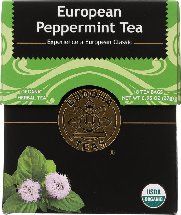 BUDDHA TEAS: European Peppermint Tea, 0.95 oz