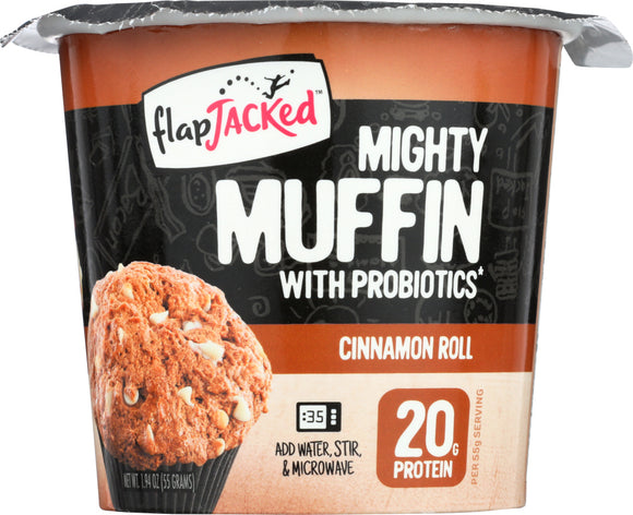 FLAPJACKED: Muffin Cinnamon Roll, 55 gm