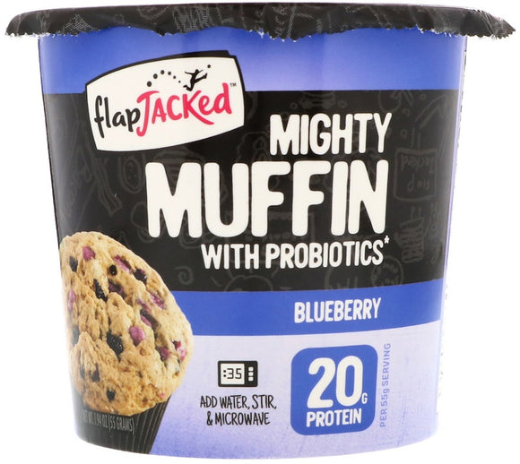 FLAPJACKED: Muffin Blueberry, 1.94 oz