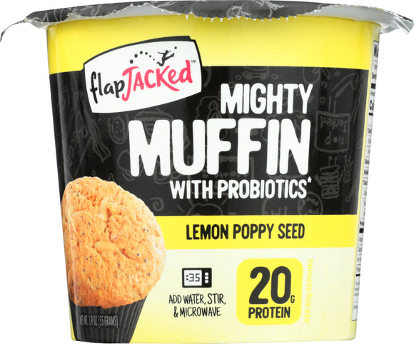FLAPJACKED: Muffin Lemon Poppy Seed, 1.9 oz