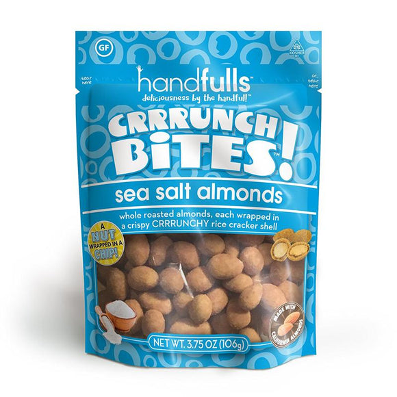 CRRRUNCH BITES: Nut Almond Coated Sea Salt, 3.75 oz