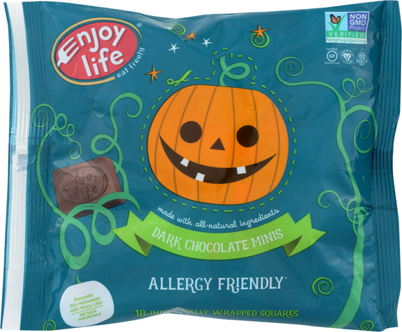 ENJOY LIFE: Haloween Dark Chocolate Bar, 6.3 oz