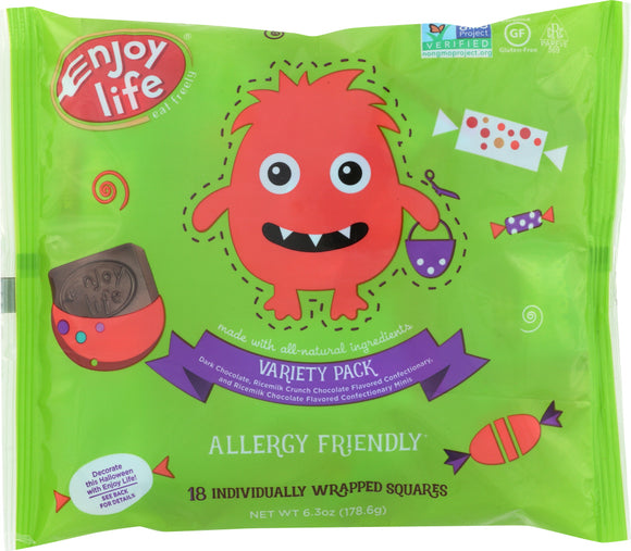 ENJOY LIFE: Halloween Chocolate Minis Variety Pack, 6.3 oz