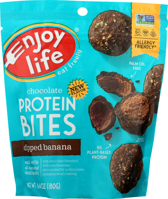 ENJOY LIFE: Bites Protein Dipped Banana, 6.4 oz