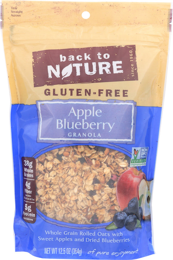 BACK TO NATURE: Apple Blueberry Granola, 12.5 oz