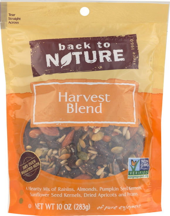 BACK TO NATURE: Harvest Blend Trail Mix, 10 Oz