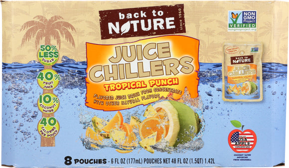 BACK TO NATURE: Tropical Punch Juice Chiller 8 pk, 48 oz
