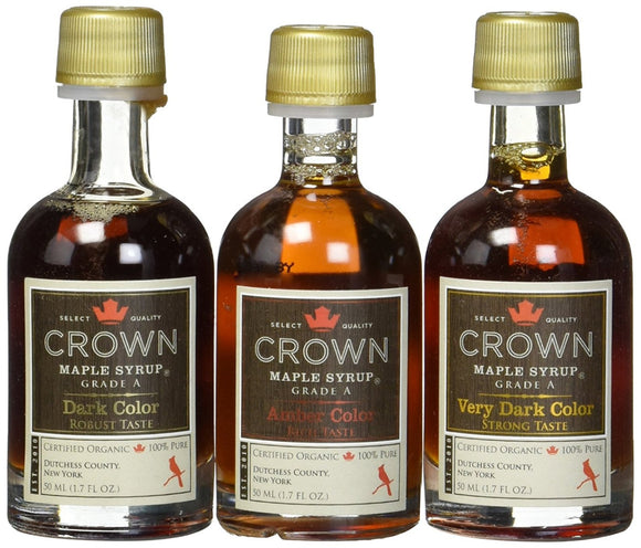 CROWN MAPLE: Syrup Maple Boxed Petite Trio, 3 pk