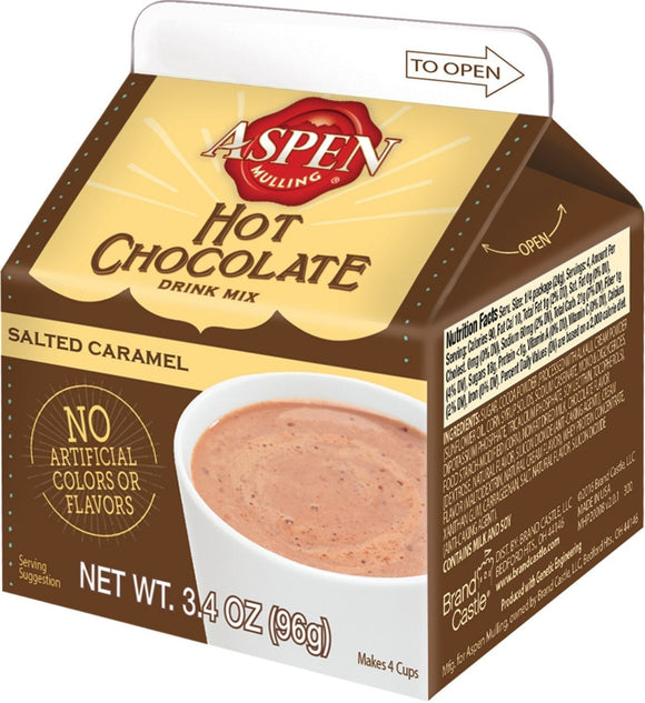 ASPEN TASTE: Salted Caramel Hot Chocolate Mix, 3.4 oz