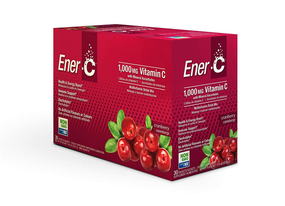 ENER-C: Drink Mix Cranberry, 30 pc