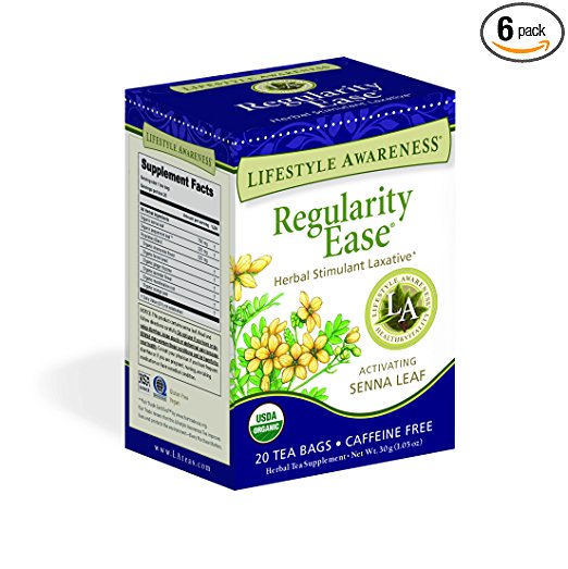LIFESTYLE AWARENESS: Regularity Ease Tea, 20 teabags