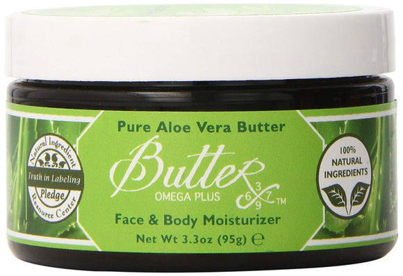 AROMA NATURALS: Pure Aloe Vera Body Butter, 3.3 oz
