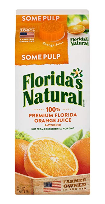 FLORIDAS NATURAL: Orange Juice Squeezed Some Pulp, 59 fl oz